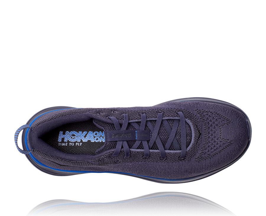 Tenis Hoka One One Masculino Azul Marinho - Hupana Flow - 573-WQNYHU